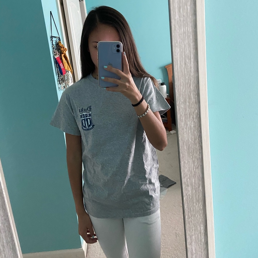 Gildan Heather Gray Duke University Tee